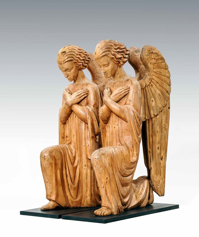 A Pair of Extraordinary Angels from Neulerchenfeld Parish, Vienna | MasterArt